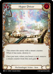 Hyper Driver (Blue)
Armory Deck: Maxx Nitro
Single
Flesh and Blood