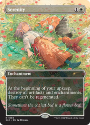 Serenity (Secret Lair) (Borderless)\nPromo: General\nSingle\nMagic The Gathering