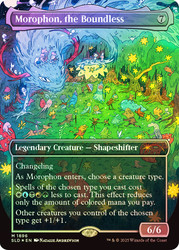 Morophon, the Boundless (Secret Lair) (Borderless)\nPromo: General\nSingle\nMagic The Gathering
