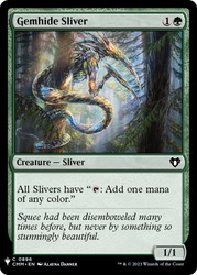 Gemhide Sliver (Commander Masters)\nPlaneswalker Symbol Reprints\nSingle\nMagic The Gathering