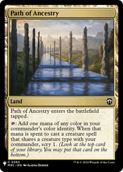 Path of Ancestry (Modern Horizons 3 Commander)\nPlaneswalker Symbol Reprints\nSingle\nMagic The Gathering