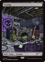 Swamp (Secret Lair) (#2078) (Full Art)\nPromo: General\nSingle\nMagic The Gathering