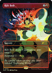 Rift Bolt (Secret Lair) (#2050) (Borderless)\nPromo: General\nSingle\nMagic The Gathering