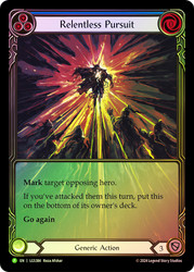 Relentless Pursuit (Skirmish) (Extended Art)
Promotional Cards
Single
Flesh and Blood