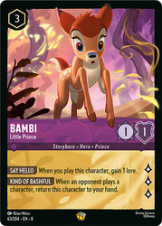 Bambi - Little Prince
Reign of Jafar
Single
Lorcana