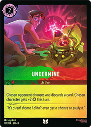 Undermine
Reign of Jafar
Single
Lorcana