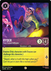 Ryder - Fleet-Footed Infiltrator
Reign of Jafar
Single
Lorcana