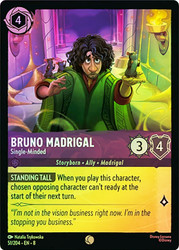 Bruno Madrigal - Single‐Minded
Reign of Jafar
Single
Lorcana