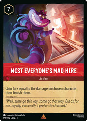 Most Everyone's Mad Here
Reign of Jafar
Single
Lorcana