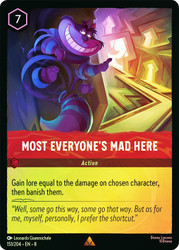 Most Everyone's Mad Here
Reign of Jafar
Single
Lorcana