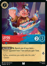LeFou - Cake Thief
Reign of Jafar
Single
Lorcana
