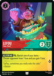 LeFou - Cake Thief
Reign of Jafar
Single
Lorcana