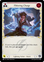Flittering Charge (Red)
Armory Deck: Aurora
Single
Flesh and Blood