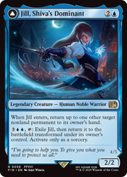 Jill, Shiva's Dominant // Shiva, Warden of Ice\nFINAL FANTASY\nSingle\nMagic The Gathering