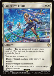 Collective Effort\nFINAL FANTASY Commander\nSingle\nMagic The Gathering