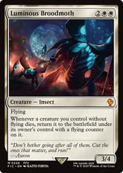 Luminous Broodmoth\nFINAL FANTASY Commander\nSingle\nMagic The Gathering