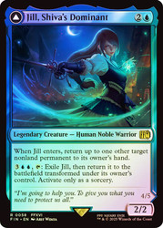 Jill, Shiva's Dominant // Shiva, Warden of Ice\nFINAL FANTASY\nSingle\nMagic The Gathering