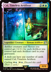 Cid, Timeless Artificer (#411)\nFINAL FANTASY\nSingle\nMagic The Gathering