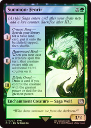 Summon: Fenrir\nFINAL FANTASY\nSingle\nMagic The Gathering