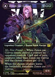 Zenos yae Galvus // Shinryu, Transcendent Rival (#384) (Borderless)\nFINAL FANTASY - Variants\nSingle\nMagic The Gathering