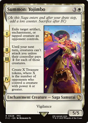 Summon: Yojimbo\nFINAL FANTASY Commander\nSingle\nMagic The Gathering