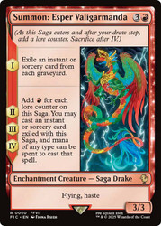 Summon: Esper Valigarmanda\nFINAL FANTASY Commander\nSingle\nMagic The Gathering
