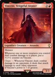 Vincent, Vengeful Atoner\nFINAL FANTASY Commander\nSingle\nMagic The Gathering