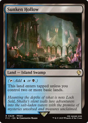 Sunken Hollow\nFINAL FANTASY Commander\nSingle\nMagic The Gathering