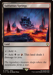 Sulfurous Springs\nFINAL FANTASY Commander\nSingle\nMagic The Gathering