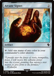 Arcane Signet (#335)\nFINAL FANTASY Commander\nSingle\nMagic The Gathering
