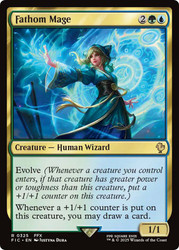 Fathom Mage\nFINAL FANTASY Commander\nSingle\nMagic The Gathering