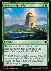 Rampant Growth\nFINAL FANTASY Commander\nSingle\nMagic The Gathering