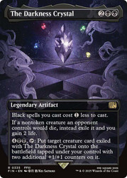 The Darkness Crystal (Borderless)\nFINAL FANTASY - Variants\nSingle\nMagic The Gathering