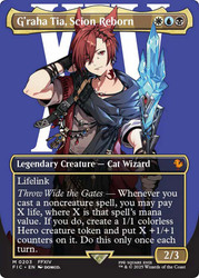 G'raha Tia, Scion Reborn (#203) (Borderless)\nFINAL FANTASY Commander - Variants\nSingle\nMagic The Gathering