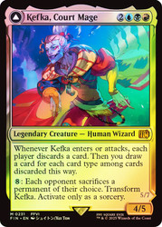 Kefka, Court Mage // Kefka, Ruler of Ruin\nFINAL FANTASY\nSingle\nMagic The Gathering
