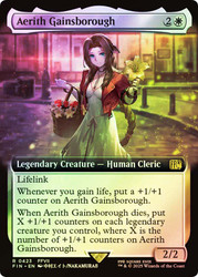 Aerith Gainsborough (#423) (Extended Art)\nFINAL FANTASY - Variants\nSingle\nMagic The Gathering