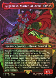 Gilgamesh, Master-at-Arms (#338) (Borderless)\nFINAL FANTASY - Variants\nSingle\nMagic The Gathering