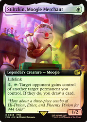 Stiltzkin, Moogle Merchant (#433) (Extended Art)\nFINAL FANTASY - Variants\nSingle\nMagic The Gathering