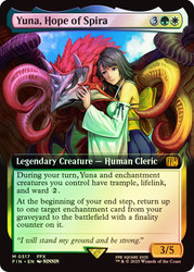 Yuna, Hope of Spira (#517) (Extended Art)\nFINAL FANTASY - Variants\nSingle\nMagic The Gathering