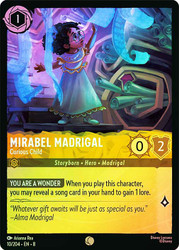 Mirabel Madrigal - Curious Child
Reign of Jafar
Single
Lorcana