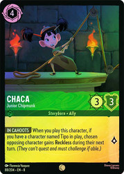 Chaca - Junior Chipmunk
Reign of Jafar
Single
Lorcana