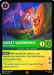 Gadget Hackwrench - Quirky Scientist
Reign of Jafar
Single
Lorcana