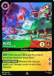 Alice - Clumsy as Can Be
Reign of Jafar
Single
Lorcana