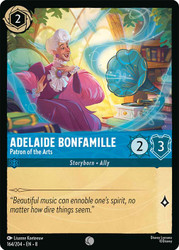 Adelaide Bonfamille - Patron of the Arts
Reign of Jafar
Single
Lorcana