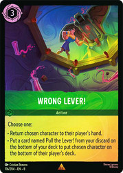Wrong Lever!
Reign of Jafar
Single
Lorcana