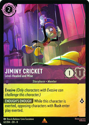 Jiminy Cricket - Level-Headed and Wise
Reign of Jafar
Single
Lorcana