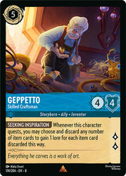 Geppetto - Skilled Craftsman
Reign of Jafar
Single
Lorcana