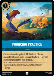 Pouncing Practice
Reign of Jafar
Single
Lorcana