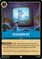 Television Set
Reign of Jafar
Single
Lorcana