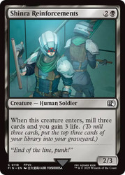 Shinra Reinforcements\nFINAL FANTASY\nSingle\nMagic The Gathering